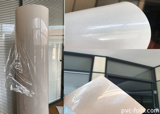 0.10mm van het de Folie Hoge Glanzende Meubilair van pvc Decoratieve van de de Dekkingslijst de Bovenkant Vinylomslag