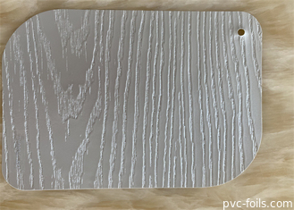 De houten In reliëf gemaakte van het de film Binnenlandse Membraan van pvc Decoratieve Films van de de Persdeur
