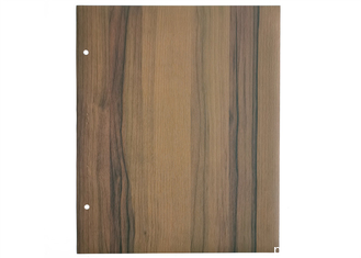 De Decoratieve Folie van pvc van de Teakwoodkleur voor Meubilair Vinyllaminering