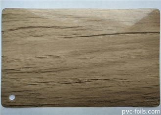 Hoog polijst de Houten Decoratieve Film van Korrelpvc voor Meubilair 1420mm Breedte