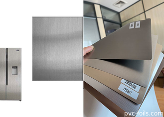 De veelzijdige van de de Borstelkleur van Meta Zilveren Decoratieve Film van pvc voor het Comité van het Huistoestel