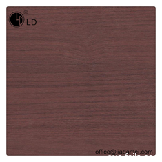 Mahonie bruin hout kleur PVC decoratieve film 0,12 mm voor kunststof profielverpakking