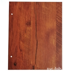 0.07mm Dikke houten patroon PVC decoratieve film platte oppervlak rollen verpakking