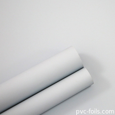 Satine witte PVC decoratieve film supermatte voor keukenkastdeuren