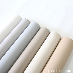 Anti-vingerafdruk Solid Color PVC meubelfilm voor membraandeuren