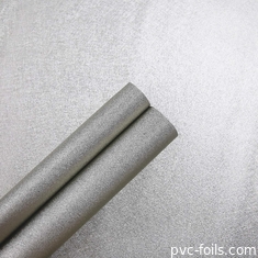 Metalen zilveren PVC-decoratieve film voor interieurmeubelen, deurlaminatie