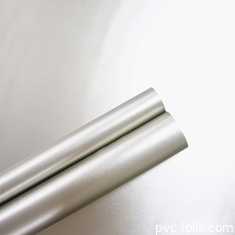 Glanzende metalen zilveren decoratieve PVC-film voor het lamineren van meubelpanelen