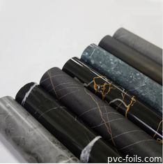 Gepersonaliseerde marmeren PVC-meubelfolie voor lamineering, vacuümpers, verpakking