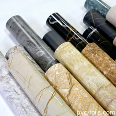 PVC-decoratieve films met hoogglanzend marmeren korrels voor 2D-laminering