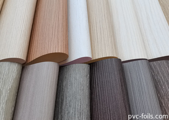 Supermatte houtgraan PVC decoratieve film voor meubelkasten