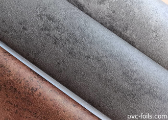 Grijze betonnen steen PVC decoratieve film voor binnendeuren