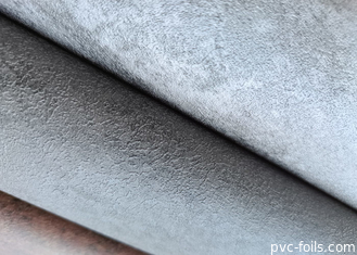 Grijze cement textuur PVC decoratieve film voor binnenwandpanelen