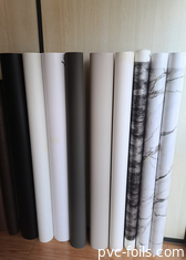 Witte marmeren matte PVC decoratieve film voor vacuümpers in meubelpanelen