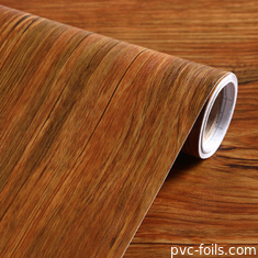 Houtpatroon zelfklevend PVC-folie Decoratief interieur Vinylfilm Voor MDF
