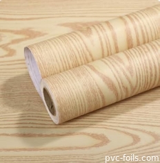 PVC houtgraan vinyl zelfklevend behang PVC decoratieve filmrol voor meubels