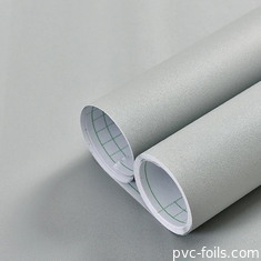 Vaste kleur matgrijze zelfklevende PVC-film - schillen en plakken voor meubeloppervlak