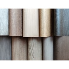 Houtpatroon PVC-meubelfolie voor interieurmeubilair