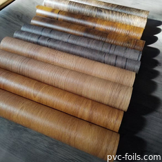 0.14mm PVC Decorative Laminating Film Houten textuur Gedrukt film Houten ontwerp voor gelamineerd plaat
