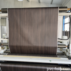 Dunkel houten granen gelamineerd PVC folie membraan voor MDF kast deur vacuümpers