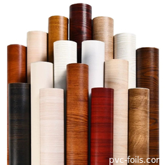 DIY-vriendelijke PVC decoratieve film voor meubelverversing Mat hout graan afwerking