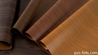 Italië Hout Look PVC Meubels Decoratieve Film Voor Deuren - Gemengde Olie Imitatie Hout Design