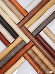 Italiaans geïnspireerde houtkorrel PVC decoratieve film voor meubeldeuren - gemengde olieafwerking