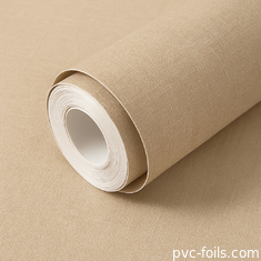 Stoffen Textuur Vaste kleur Pvc zelfklevende film voor interieur wandpaneel decoratie