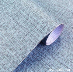 Stoffen Textuur Vaste kleur Pvc zelfklevende film Voor hotelversiering Renovatie
