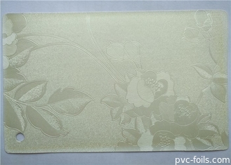 Witte kleur interieur PVC zelfklevende film voor beursstand decoratie
