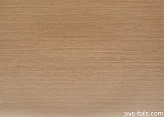 Het waterdichte pvc-van het het Meubilairdecor van de Membraanfolie de Korreltextuur Houten In reliëf maken