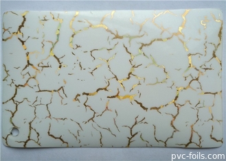 0,2 Hoge MM. 0.1mm polijsten Wit Decoratief Gedrukt de Filmpatroon van Pvc