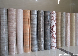 Imitatie Marmeren menbrane Decoratieve Film van deurenpvc voor Meubilair