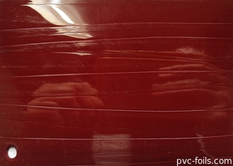 Rode In reliëf gemaakte 3D het Membraanfolie van pvc voor Meubilairbinnenhuisarchitectuur