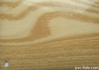 Aangepaste houtkleur PVC-interieurfilm 0,20 mm voor wandplafondpaneeldecoratie