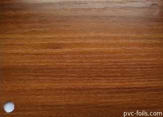 Decoratieve Film van pvc van de 120 Micron de Houten Korrel voor het Begrenzen van Raad het Verpakken