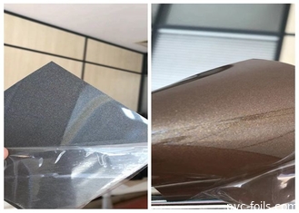 0.5mm Metalized Hoge de Film het Broodje van Pvc polijst Grijs