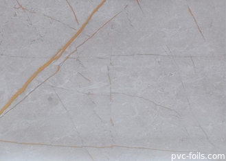 Grey Gloss White Self Adhesive-Koffie van het de Folietafelblad van Film de Marmeren Pvc Decoratieve