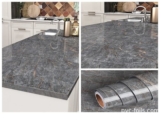 De Zelfklevende Film van Matt Grey Kitchen Worktop Vinyl Self voor Countertops Kabinetten