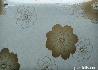 De glanzende Bloem drukte Zelfklevende Pvc-Filmleveranciers voor Kabinetsdeur