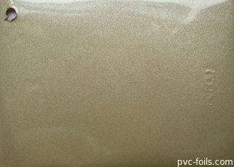Decoratieve Folie van pvc van de fonkelings de Gouden Kleur voor Membraan het Drukken
