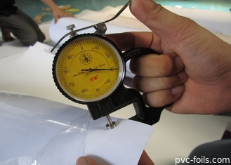 Van de het Membraanfilm van houtbewerkingspvc het Stevige Witte 300 Micron