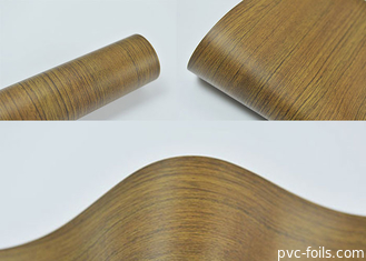 Vacuümperspvc-folie voor Garderobedeuren Matte Wood Grain 1420mm