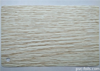 Dringende pvc-Membraanfolie voor Wit Hout 0.35MM van het Deurenkabinet