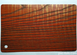 3d In reliëf gemaakte Zelfklevende Folie van Matte Wood Grain Pvc Film voor Meubilair