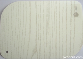 De witte Houten Pvc-folie van Korrel Gelamineerde Bladen voor Meubilair