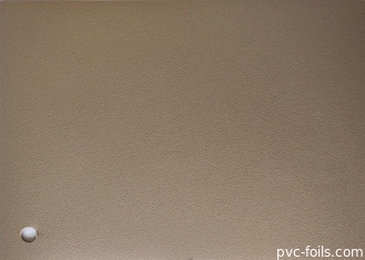 Bruine Stevige Kleur die pvc-het Lage Onderhoud van de Meubilairfolie in reliëf maken