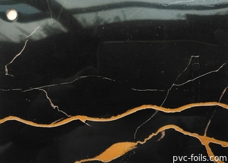 Zwart Marmer Effect Decoratieve PVC Film Milieuvriendelijk