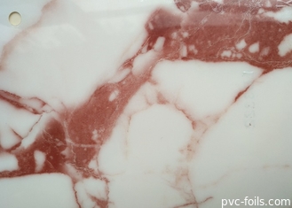 De uv van de het Bladsticker van Pvc Marmeren Textuur Turkije voor Muurgordijn