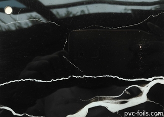 Het zwarte Hoge Marmer polijst pvc-Film voor Countertop Waterdichte Decoratie