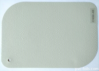 De witte Kleur In reliëf gemaakte Decoratieve Folie van pvc voor Meubilairvoorgevels